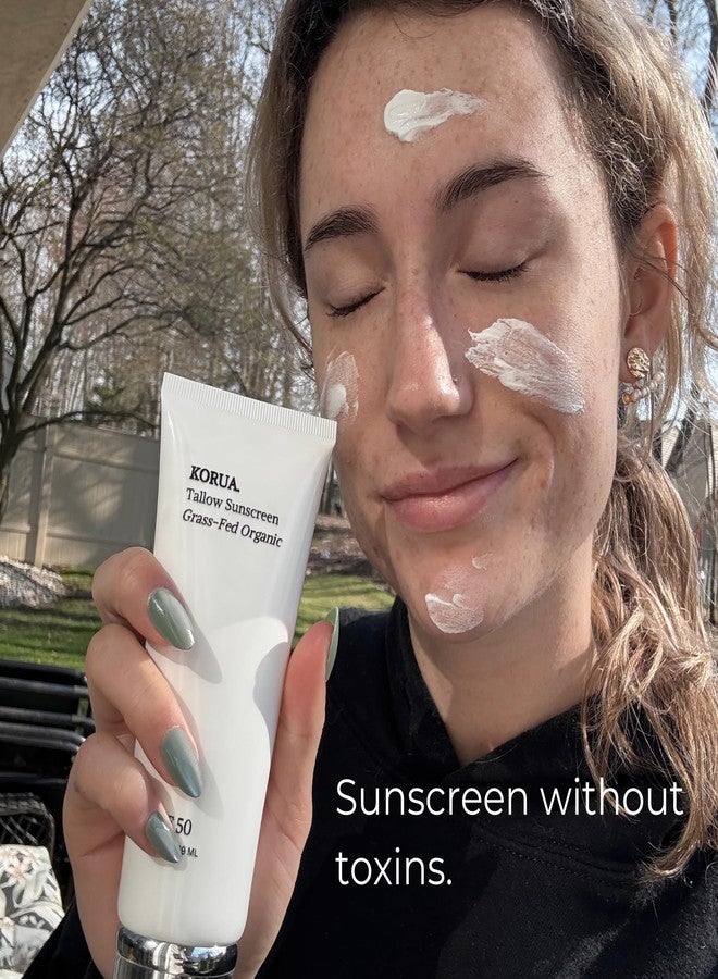 Korua Grass Fed Tallow Sunscreen 80ML with Non Nano Zinc Oxide 25% - Image 5